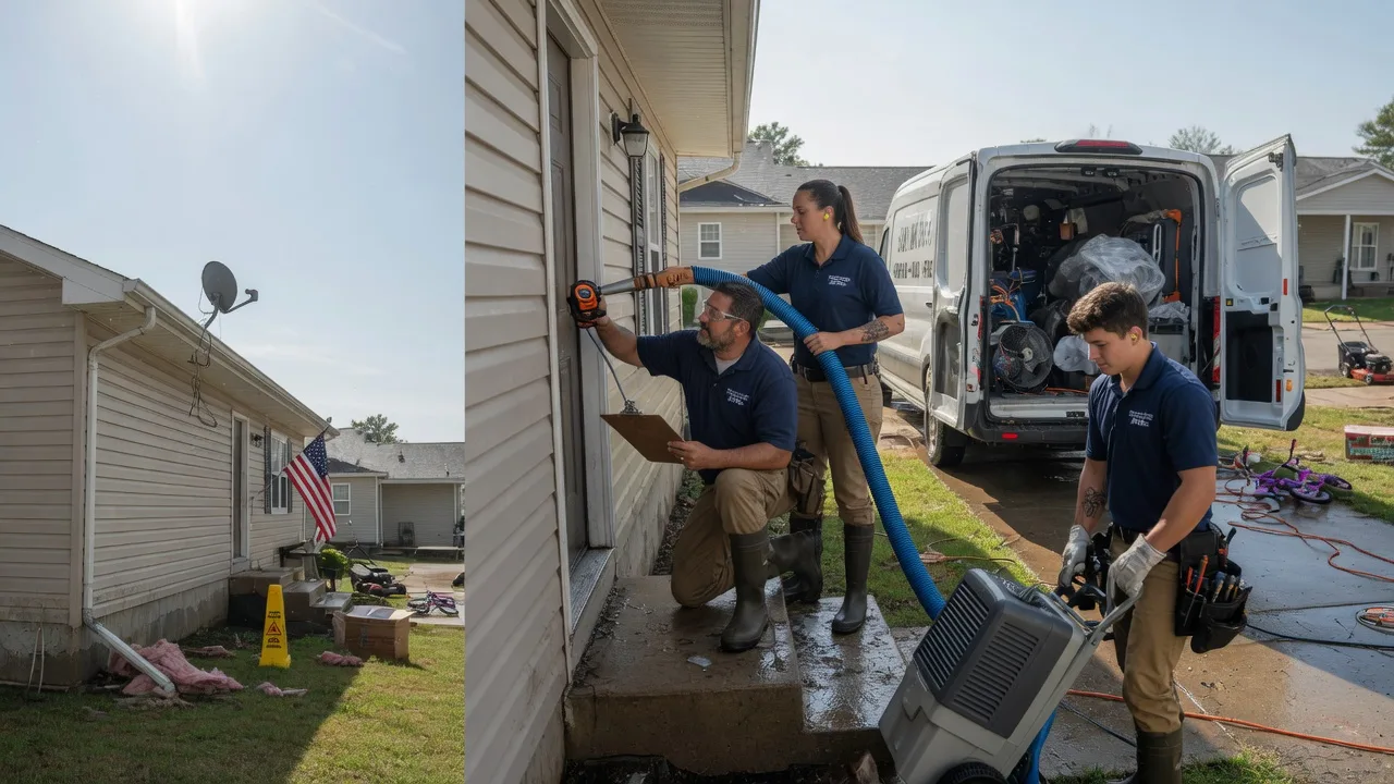 Ceiling Water Damage Restoration in Clifton Hill, MO near me